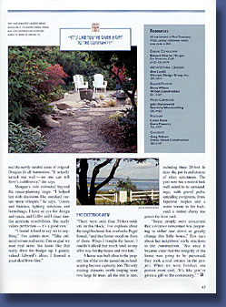 American Bungalow, Winter 2001